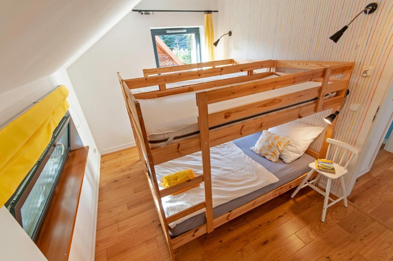 Wiselka Holiday House-1,2Km To The Beach; 5 Bedrooms, 3 Bahrooms; Fire Place. Private Sauna! Exterior foto